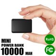 thumbnail image 1 of Universal 10000mAh Mini USB Power Bank con 2.1A Out - Black LUXMO No, 1 of 4
