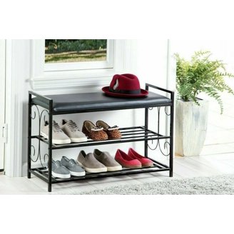 DWVO Shoe Cabinet With Bench For Entryway, Modern Shoe Storage Cabinet Shoe Bench, Narrow Hidden Shoe Organizer With 3 Flip Drawer, For Hallway, Closet, Living Room, White