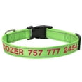 thumbnail image 1 of Collar de identificación de perro personalizado personalizado, collar de teléfono con nombre de mascota bordado MFZFUKR CPB-US-XAH127-3, 1 of 5