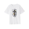 thumbnail image 4 of Camiseta para mujer de Pascua Streetwear elegante y ligera camiseta de cuello redondo para caminar S, 4 of 7
