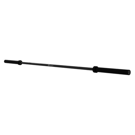 7.2ft Olympic Barbell Weight Bar - 1500lbs Capacity, Rotating Sleeves & Knurled Grip - Black - for Strength Training, Home Gym, Squats, Bench Press