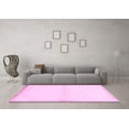 thumbnail image 3 of Ahgly Company Indoor Square Solid Pink Modern Area Rugs, 7' Square, 3 of 4