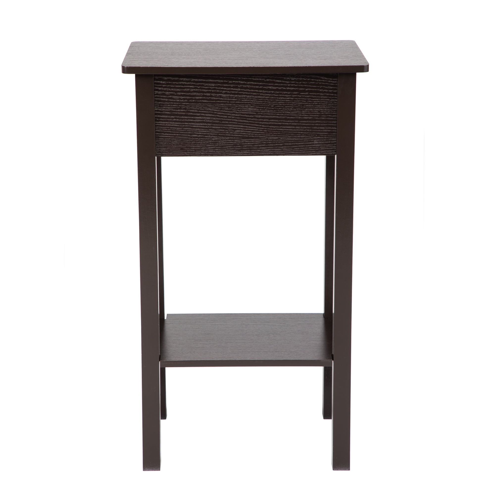 Kepooman Modern Versatile High-Leg Nightstands Side End Table Night Stand Storage Shelf with Drawer for Living Room Bedroom, Brown Kepooman Modern Versatile High-Leg Nightstands Side End Table Night Stand Storage Shelf with Drawer for Living Room Bedroom, Brown