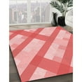 thumbnail image 2 of Ahgly Company Indoor Square Patterned Pastel Pink Area Rugs, 8' Square, 2 of 6