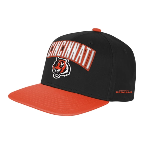 Youth Outerstuff Black Cincinnati Bengals Essentials Snapback Hat