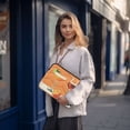 thumbnail image 6 of FORMRS 13-13.3 inch Laptop Sleeve Case Soft Carrying Quilted Computer Bag Cover, Orange Glasses, 6 of 7