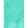 thumbnail image 6 of Xnihocha Kids Girls Chiffon Ballet Leotard Sleeveless Camisole Lyrical Dress Dancewear Green 10, 6 of 7
