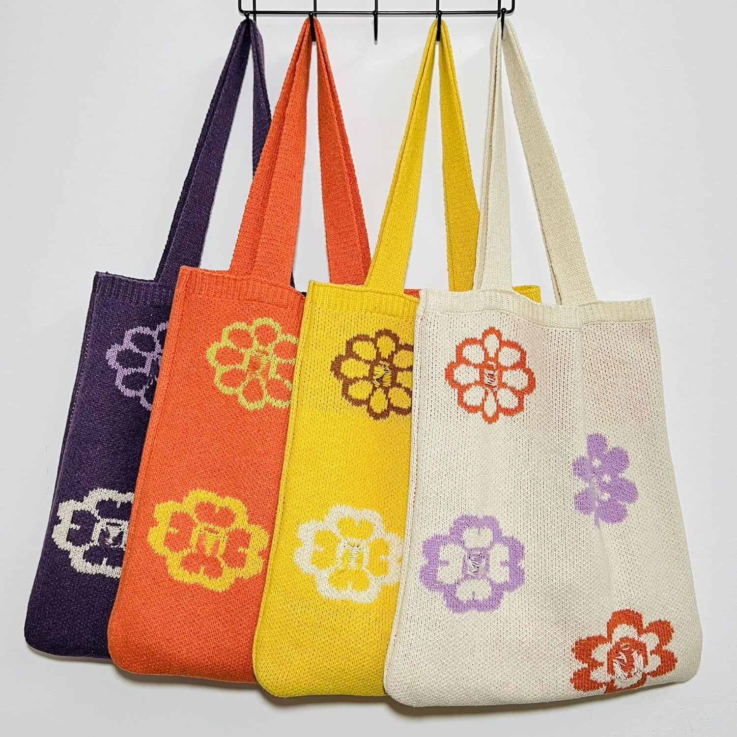 Kukuzhu Crochet Tote Bag Aesthetic Tote Bag Aesthetic Y2k Tote Bag Aesthetic Y2k Cute Tote Bags Aesthetic
