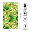thumbnail image 4 of Kdxio Hand Towel Avocado Green Striped for Bathroom Kitchen Fingertip Bath Towels 27.5 x 16 Inch Home Hotel Gym Laundry Room, 4 of 9