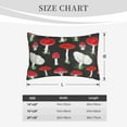thumbnail image 6 of Fotbe Red Mushrooms Pillow Cases - Envelope Closure - Luxury, Extra Soft, Cooling Pillow Covers - Wrinkle, Fade, Stain Resistant-20"x30", 6 of 9