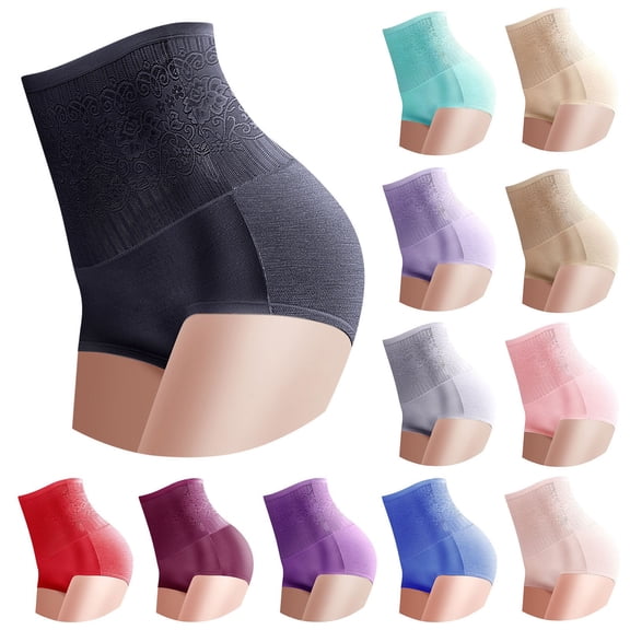 FCLoft Women's High Waist Tummy Control Shapewear Panties Butt Lifter Waist Trainer