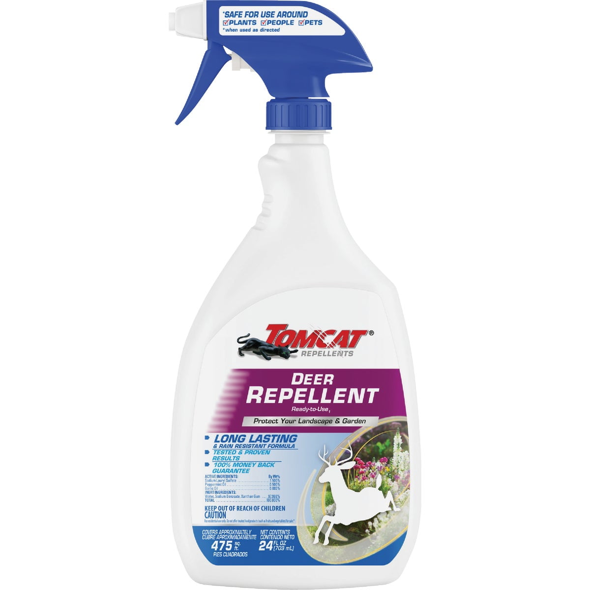 Tomcat Deer & Rabbit Repellent Spray - Ready-to-Use - 24 oz