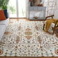 thumbnail image 2 of SAFAVIEH Heritage Dijana Tribal Wool Area Rug, Ivory/Grey, 8' x 10', 2 of 9