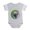 Heather Grey, variant on CafePress - Puggle - Cute Infant Baby Football Bodysuit