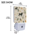 thumbnail image 4 of Yayeee LED Plug in Night Light for The Home with Auto Dusk to Dawn Light Sensors, 2 Pack, Cowboy Pattern, 4 of 6