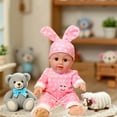 thumbnail image 3 of Gqtwoy Reborn Doll Vinyl Doll, Realistic Elastomer Doll, Soft Weighted Body, Unique Companion Simulation Doll, Perfect Gift for Collectors, Soothing Doll for Stress Relief, 3 of 6