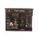 thumbnail image 2 of Kit de bricolaje para una miniatura de cafetería con gatos, iluminación, novedad para entusiastas de las manualidades, sujetalibros decorativo p, 2 of 9