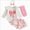 D88-White, variant on Baby Bodysuits Unisex Bodysuit Boys Girls Clothes Newborn Baby Girl Summer Clothes Outfits Long Sleeves Lace Floral Romper Dress Newborn Outfit 12-18 Months