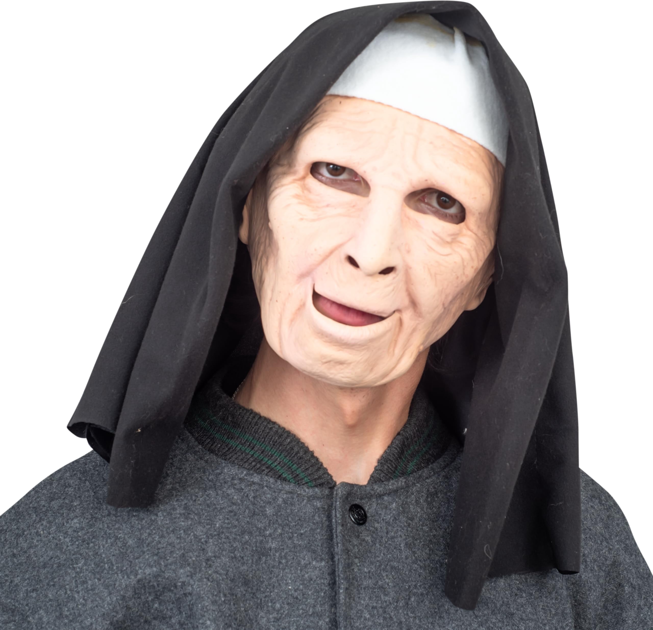 AEIOFU Máscara De Anciano Realista De Látex Para Halloween – Cobertura Completa, Transpirable, Para Mayores De 8 Años, Cosplay Y Fiestas