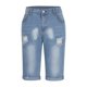thumbnail image 3 of Mens Deporte Pantalones Cortos con Bolsillos, Moda Casual Cintura Sólida Jeans Rectos Mitad para Al Aire Libre Y Diario, 3 of 6