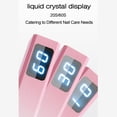 thumbnail image 2 of Graflsoa Portable Nail Curing Lamp with Magnetic Stand, 400mAh Battery, 20s/60s Timer, 8W Power, USB Charging, Pink Gradient Design, 2 of 7