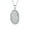 Silver-Tone, variant on Womens Vintage Sunflower Photo Oval Sterling Silver Locket Necklace
