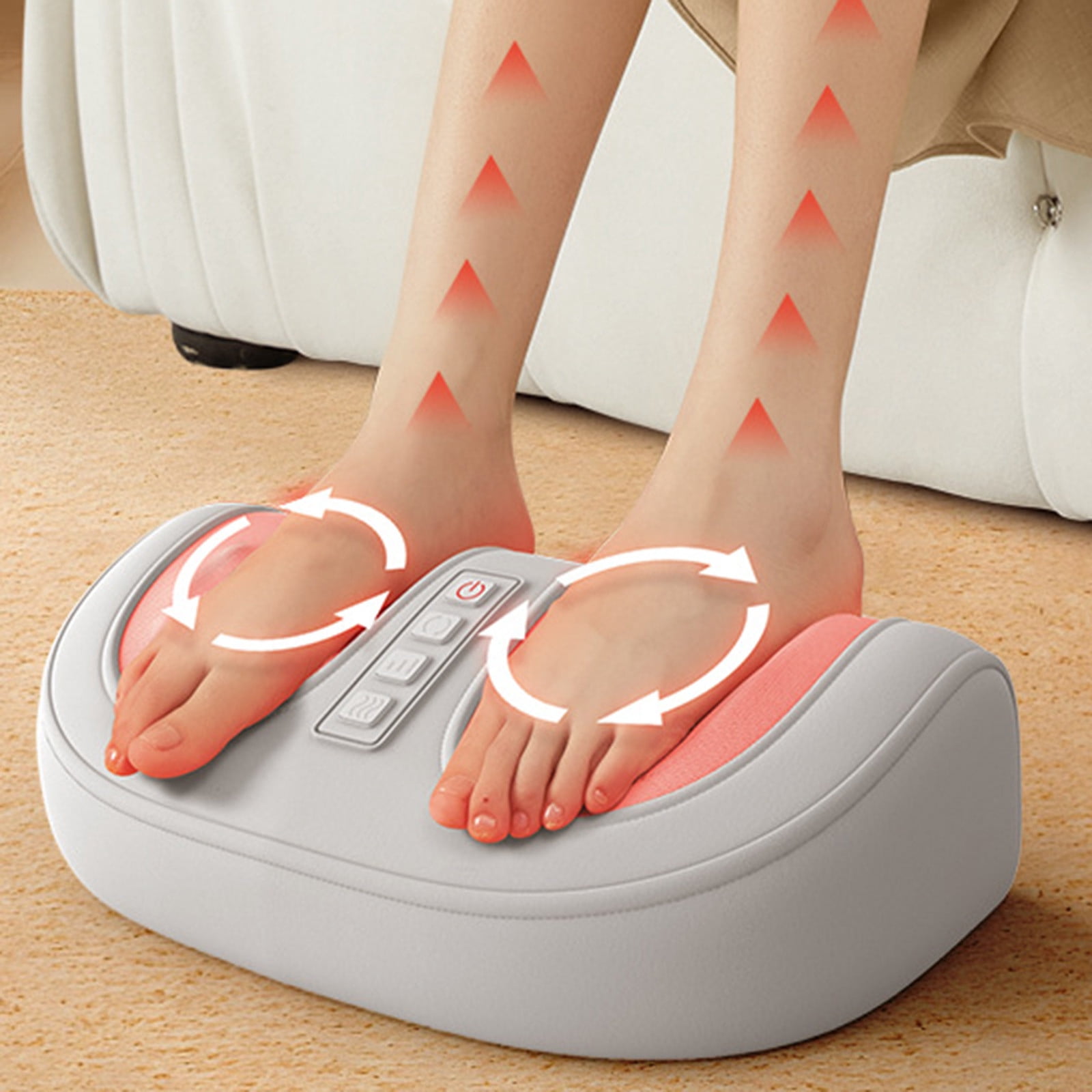 Keep Warm Foot Massager with Heating Kneading Plantar Machine for Improved Circulation and Relaxation