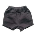 thumbnail image 3 of Boys Shorts Elastic Waist School Kids Casual Boys Athletic Shorts Girls Size 1-2 Years Clothes, 3 of 4