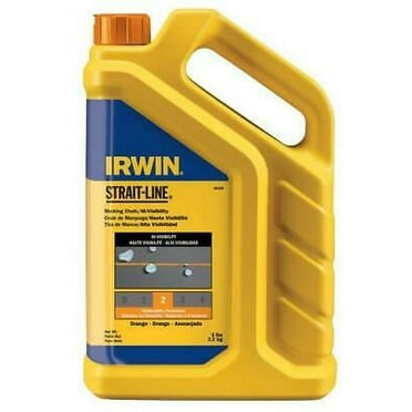 1 PC Irwin Strait-Line 5 lb Permanent Marking Chalk Orange 1 pk