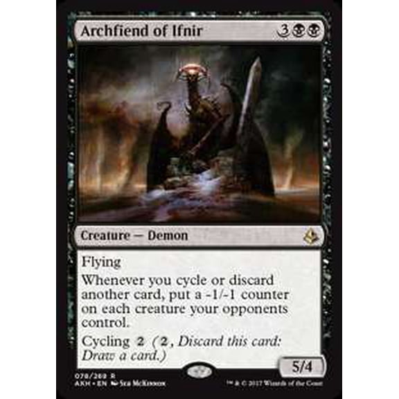 MtG Amonkhet Rare Archfiend of Ifnir (Foil) #78
