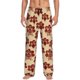 thumbnail image 1 of Fotbe Thanksgiving Sketch Turkey Pantalones de Pijama para Hombre, Pantalones de Dormir, Pantalones de Casa con Cintura Ajustable y Bolsillos-X-Large, 1 of 6
