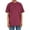 Burgundy, variant on 3 Pack Shaka Wear Men's Max Heavyweight Short Sleeve Crew Neck T-Shirt - Black - Large