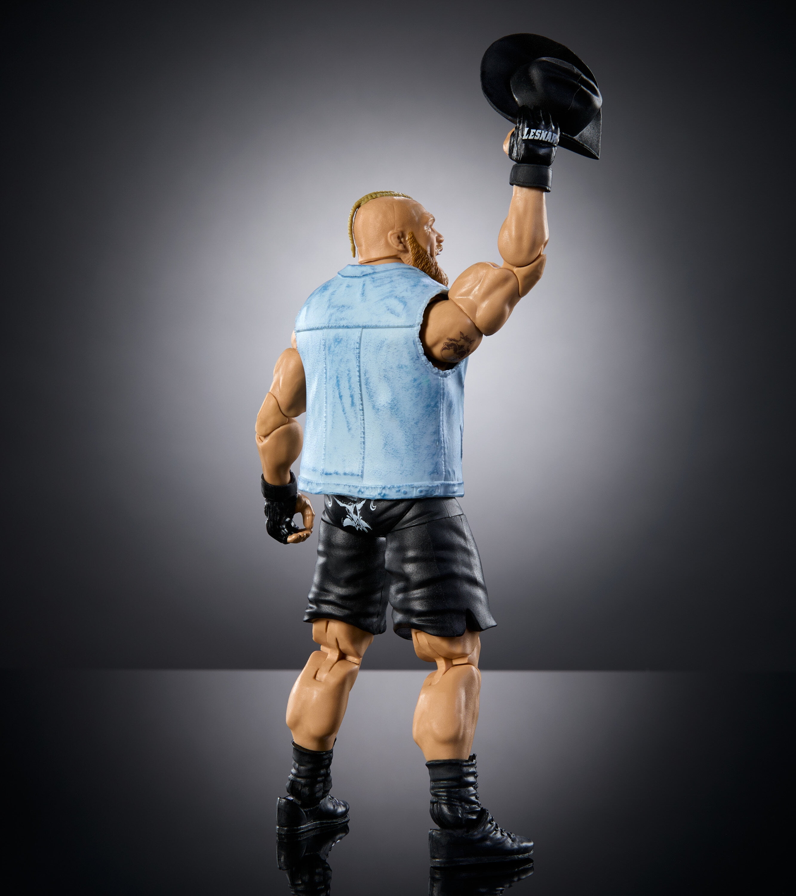 WWE Elite Brock Lesnar Action Figure, 6-inch Collectible Superstar with Articulation & Accessories