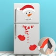 thumbnail image 4 of Snowman Refrigerador Etiqueta de refrigerador Lindo impermeable DIY de dibujos animados magnéticos Conjunto para gabinetes de cocina Puerta CT003 Gloria Imanes de refrigerador, 4 of 9