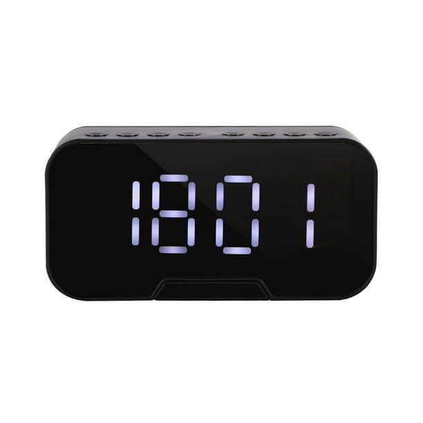 Black Digital Alarm Clock Noiseless Bluetooth Modern Led Intelligent Full Screen V Com Black Digital Alarm Clock Noiseless, Alarm Clock Modern
