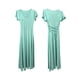 thumbnail image 5 of Lucakuins Mini vestido para mujer, manga de mosca, cuello en U, color sólido, vestido de verano, ropa de calle para fiesta diaria Lucakuins moda, 5 of 6