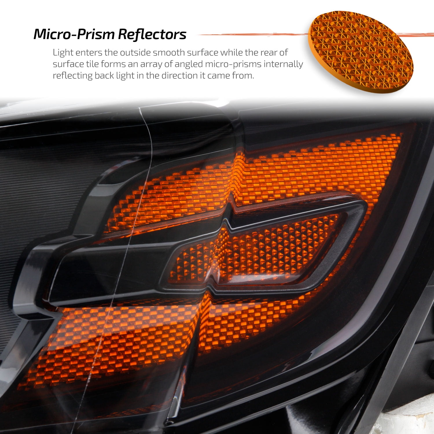 AKKON - Fits 2014 2015 2016 2017 2018 2019 2020 Chevy Impala Sedan [HID/Xenon Non-AFS Type] Projector Black Headlights Pair Left + Right