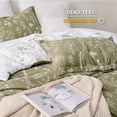 thumbnail image 4 of Juego de edredón Bedsure King verde oliva con 2 fundas de almohada, 4 of 6