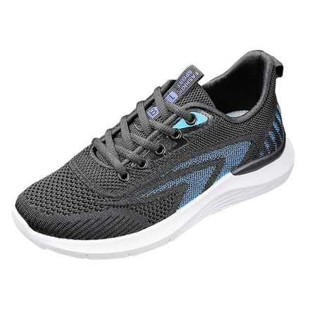 

PMUYBHF Womens Sneakers Black Sole Spring New Lightweight Soft Bottom Breathable Casual Student Running Shoes Hundred With Sports Shoes