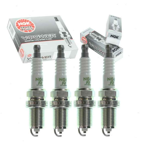 4 pc NGK V-Power Spark Plugs compatible with Isuzu Amigo 2.2L L4 1998-2000