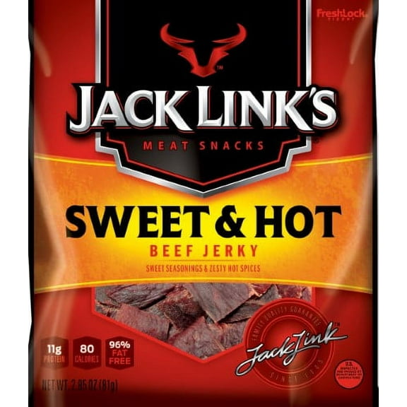 Jack Link's Beef Jerky Sweet & Hot 2.85oz (Pack of 18)