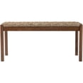 thumbnail image 3 of SEI Furniture Scalby Rattan Seagrass Bench in Brown and Natural, 3 of 3