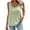 Green, variant on Cilsoka Women Summer Tank Tops Round Neck Sleeveless Front Pleated Button Down Tunic Casual Outfit 2026 Basic Loose Shirts