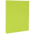 thumbnail image 2 of JAM Paper Letter Cardstock, 8 1/2 x 11, 50 per Pack, 65lb Lime Green, 2 of 2