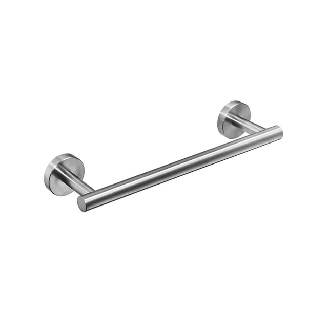Injueey Toallero colgante de acero inoxidable de 30cm, barra individual para toallas de ducha, soporte de barra, estante de almacenamiento montado en la Juegos de accesorios de baño Lustroso Injueey HA011292-04B