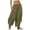 Army Green-linen pant for women, variant on Women's Loose Cotton Linen Harem Pants Solid Baggy Casual Pants High Waist Yoga Trousers with Pockets,Gray,XL
