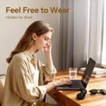 thumbnail image 4 of Smallest Invisible Mini Earbuds Wireless Bluetooth, Low Profile Micro Tiny Discreet Hidden Earbuds for Work, Small Headphones, Invisible Sleep Wireless Earphone IPX5 Waterproof for Small Ear Canals, 4 of 8
