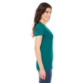thumbnail image 3 of American Apparel Ladies' Triblend Short-Sleeve Track T-Shirt Tri Evergreen M, 3 of 3