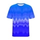 thumbnail image 5 of Ceisia Men's Loose Fit Solid Color T-shirt Short Sleeve Round Neck Elastic Casual Daily Sport Tee Tops Blue XL Gifts, 5 of 6