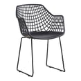 thumbnail image 1 of Moe's Home Collection Honolulu Chair Black-Set Of Two, 1 of 7